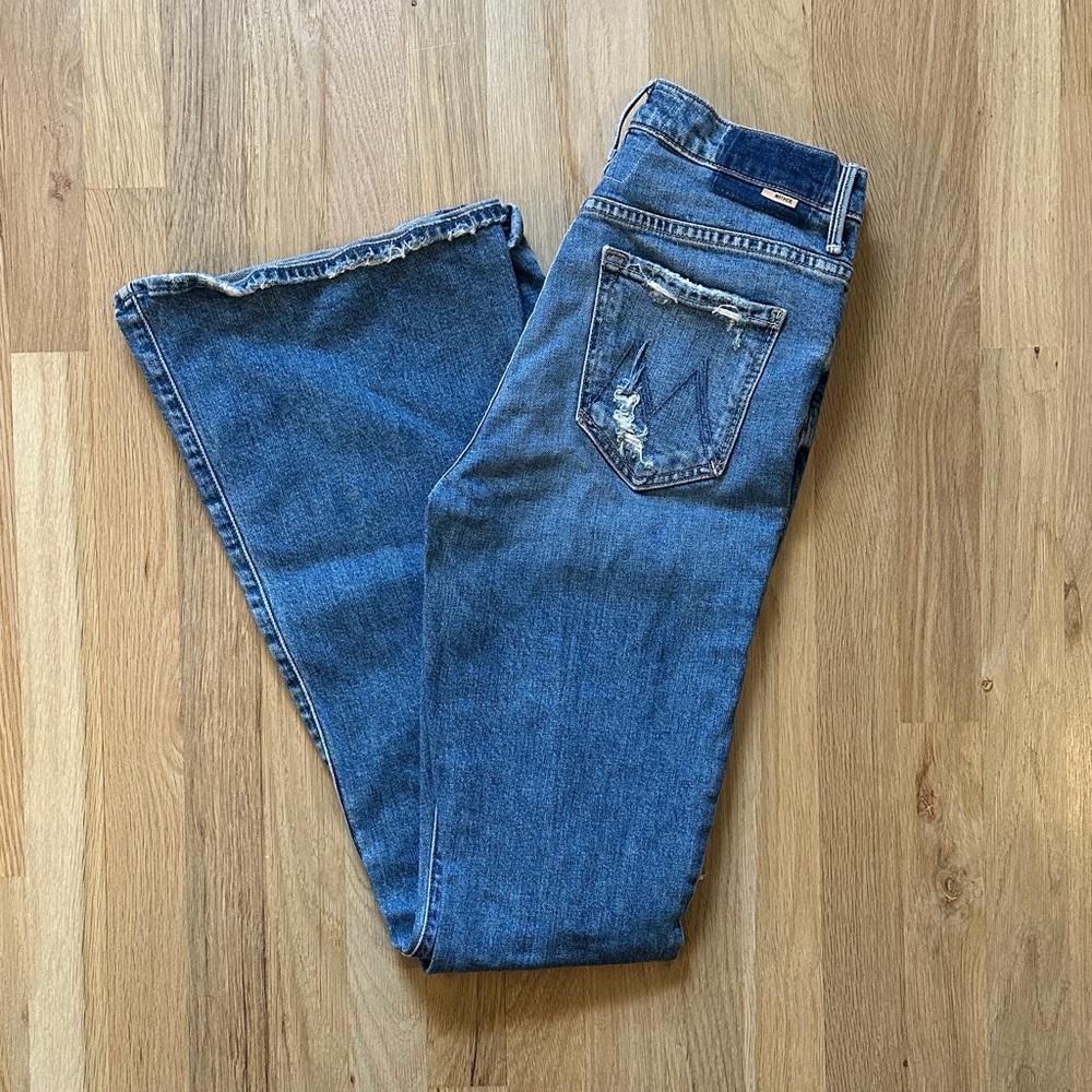 MOTHER SUPERIOR  cruiser flare Distress Women Jeans